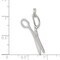 Sterling Silver Scissors Charm Pendant Jewelry Stylist 25mm x 16mm